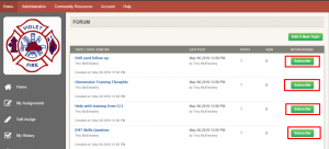 Subscribing to TargetSolutions Forums
