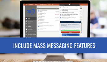 Mass Messaging in TargetSolutions